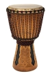 African Djembe XL with Fully Carved Bottom - 13.5 x 24\'\'