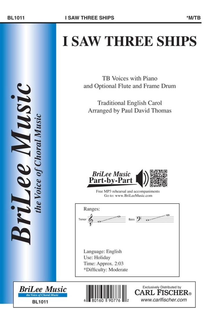 I Saw Three Ships - Traditional/Thomas - TB