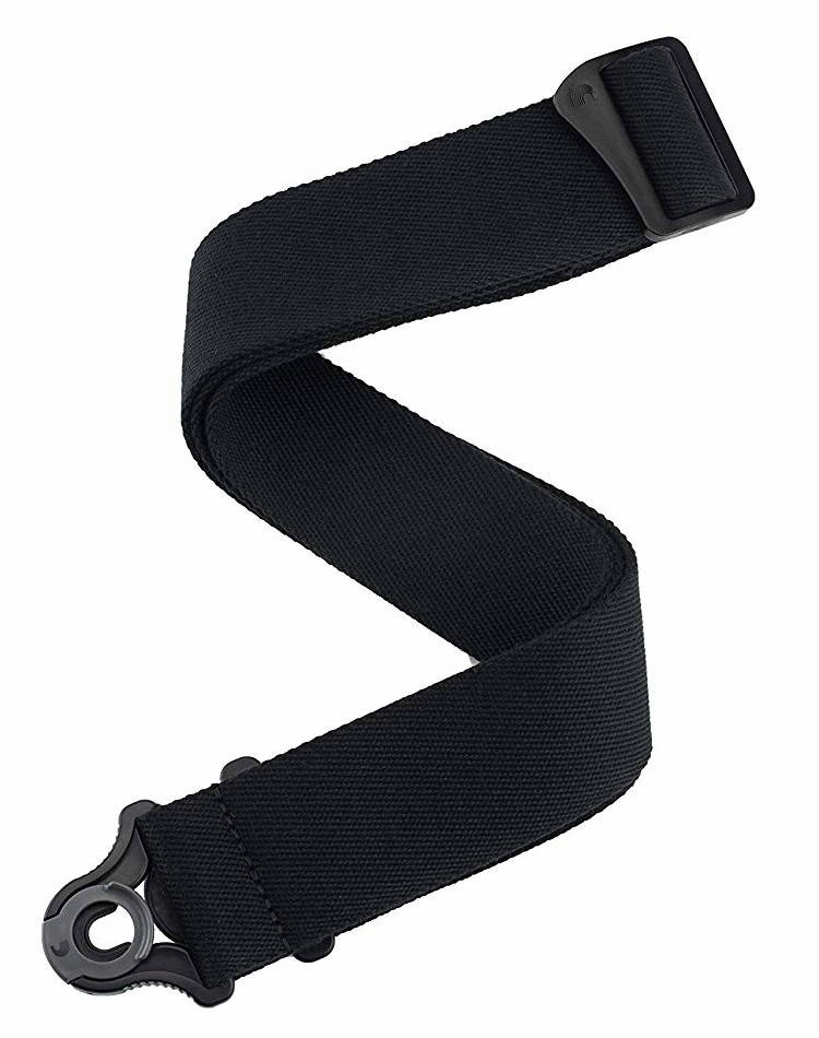 50mm Auto Lock Guitar Strap - Skater Black