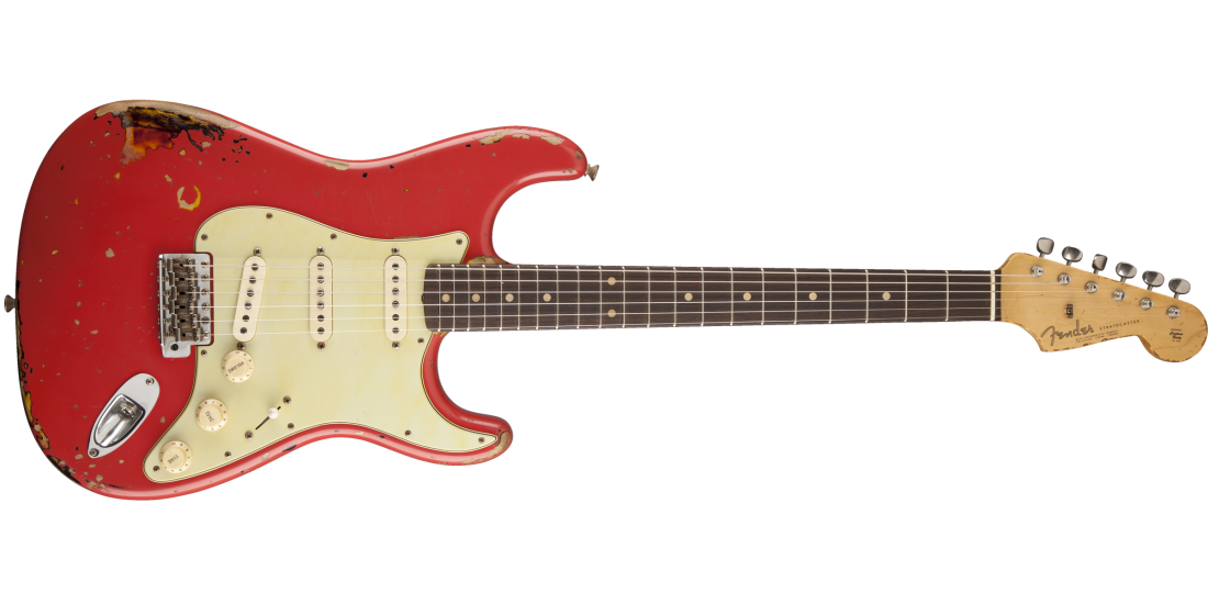 Michael Landeau Signature \'63 Relic Stratocaster with Case - Worn Fiesta Red