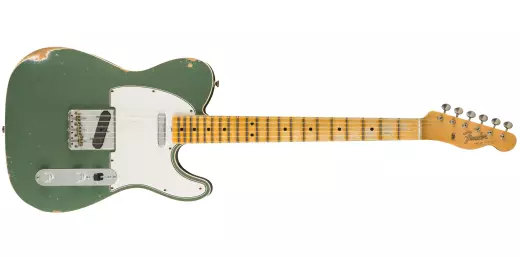1965 Telecaster Custom Relic, Maple Fingerboard - Faded Aged Sherwood Green Metallic