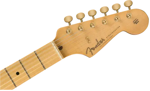 Vintage Custom 1957 Stratocaster with Case - Aged White Blonde