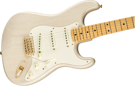 Vintage Custom 1957 Stratocaster with Case - Aged White Blonde