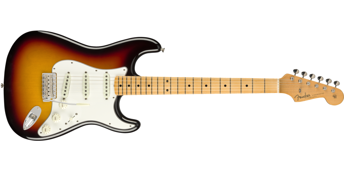 Vintage Custom 1962 Stratocaster with Case - 3-Colour Sunburst