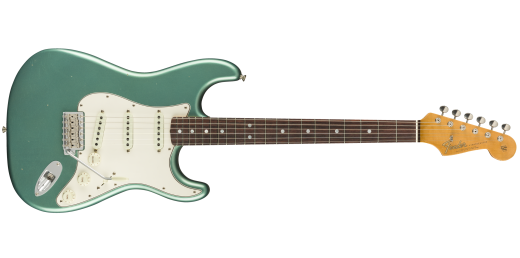 1965 Stratocaster Journeyman Relic, Rosewood Fingerboard - Aged Teal Green Metallic