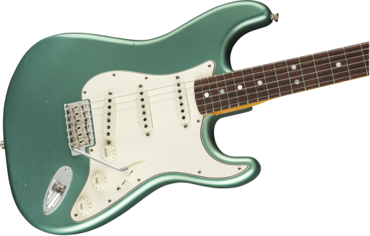 1965 Stratocaster Journeyman Relic, Rosewood Fingerboard - Aged Teal Green Metallic