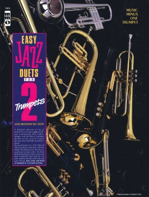 Music Minus One - Easy Jazz Duets for 2 Trumpets and Rhythm Section - Trumpet - Book/CD