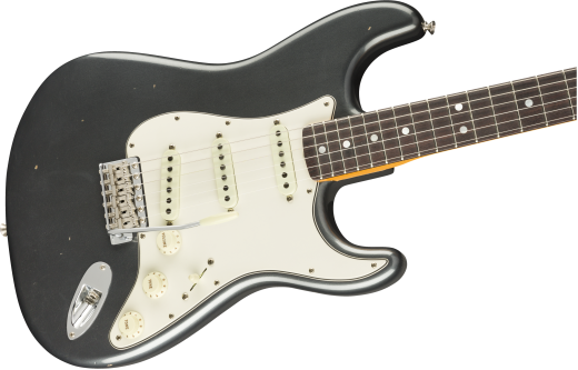 1965 Stratocaster Journeyman Relic, Rosewood Fingerboard - Aged Charcoal Frost Metallic