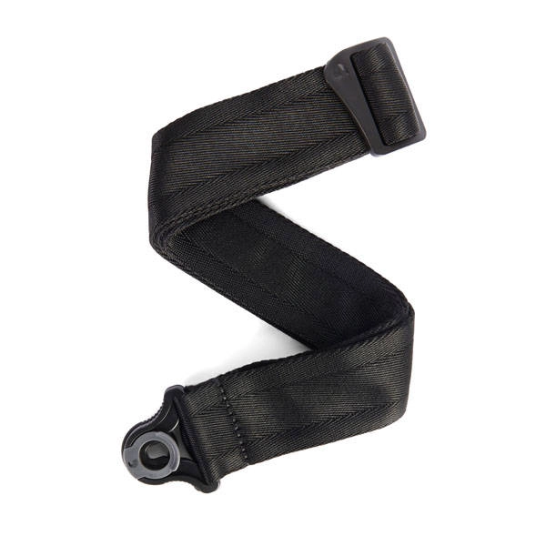 50mm Auto Lock Guitar Strap - Black