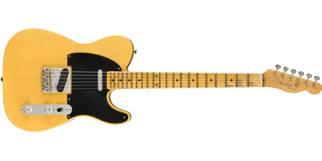 1952 Telecaster Journeyman Relic with Case, Maple Fingerboard - Aged Nocaster Blonde