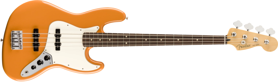 Player Jazz Bass, Pau Ferro Fingerboard - Capri Orange