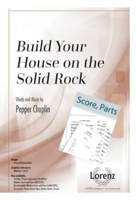 The Lorenz Corporation - Build Your House on the Solid Rock - Choplin - Rhythm Section Score and Parts