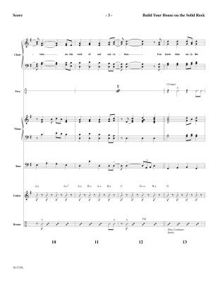 Build Your House on the Solid Rock - Choplin - Rhythm Section Score and Parts
