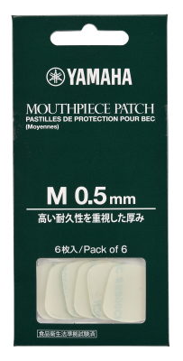 Clear Mouthpiece Patches - Medium - 0.5mm