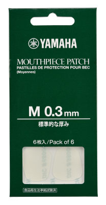Yamaha - Clear Mouthpiece Patches - Medium - 0.3mm