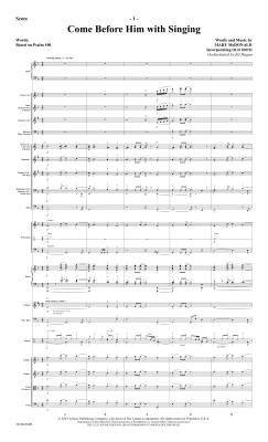 Come Before Him with Singing - McDonald - Orchestral Score and Parts