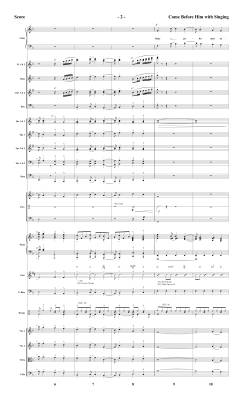 Come Before Him with Singing - McDonald - Orchestral Score and Parts