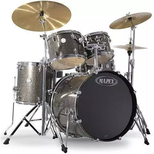 Horizon HX PVC Standard 5-Piece Drum Kit with Hardware - Gray Sparkle