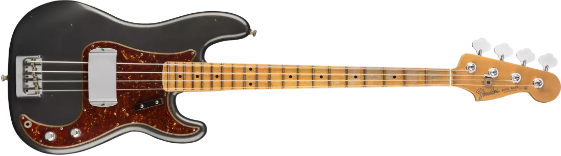 2019 Postmodern Bass Journeyman Relic - Aged Charcoal Frost Metallic