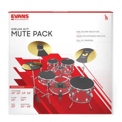 SoundOff Drum Silencers Rock Set (8-Piece)