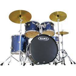 Horizon HX PVC Pop/Rock 5-Piece Drum Kit with Hardware & Throne - Indigo Blue