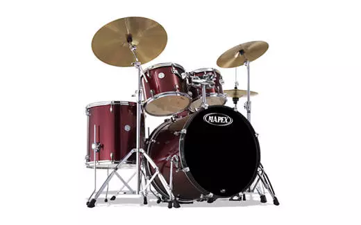 Horizon HZB Lacquer 5-Piece Drum Kit with Hardware - Cherry
