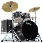 Horizon HZB Lacquer 5-Piece Drum Kit with Hardware - Transparent Black