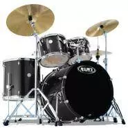 Horizon HZB Lacquer 5-Piece Drum Kit with Hardware - Transparent Black