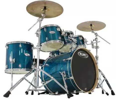 Horizon HZB Lacquer 5-Piece Drum Kit with Hardware - Sapphire