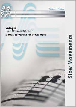 Molenaar Edition Bv - Adagio (from String Quartet op. 11) - Barber/Grevenbroek - Concert Band - Gr. 4
