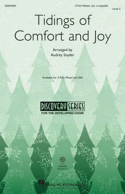 Shawnee Press - Tidings of Comfort and Joy - Traditional/Snyder - 3pt Mixed