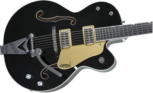 G6120T-BSNSH Brian Setzer Signature Nashville Hollow Body with Bigsby, Ebony Fingerboard - Black Lacquer