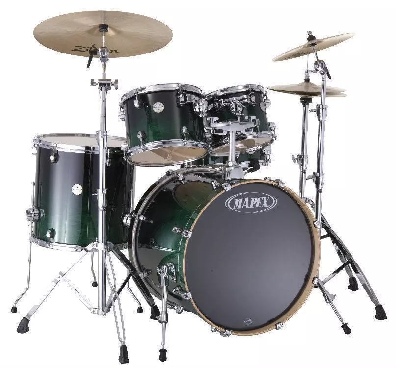 Meridian Birch Pop/Rock 5-Piece Drum Kit with Hardware - Black Forest Fade