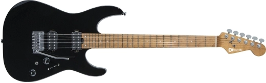 Charvel Guitars - Pro-Mod DK24 HH 2PT CM, Caramelized Maple Fingerboard - Gloss Black
