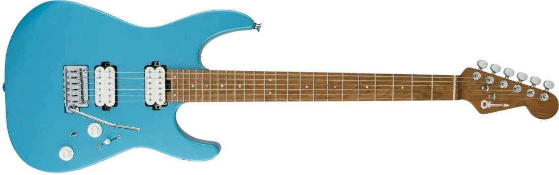 Pro-Mod DK24 HH 2PT CM, Caramelized Maple Fingerboard - Matte Blue Frost