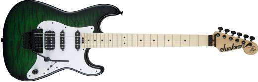 Jackson Guitars - USA Signature Adrian Smith San Dimas Electric Guitar - Transparent Green Burst