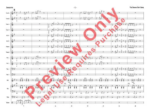 The Banana Boat Song - Jamaican Folk Song/Lopez - Jazz Ensemble - Gr. 0.5