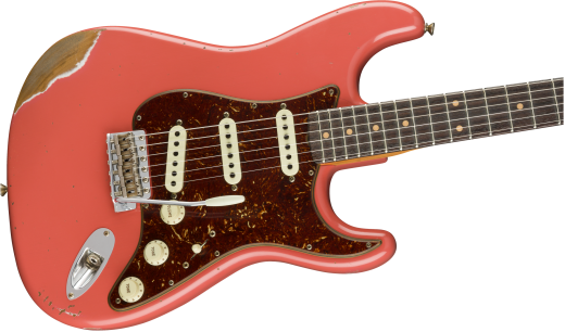2018 Limited Edition \'60 Roasted Stratocaster Heavy Relic - Faded Aged Fiesta Red