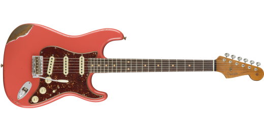 2018 Limited Edition \'60 Roasted Stratocaster Heavy Relic - Faded Aged Fiesta Red