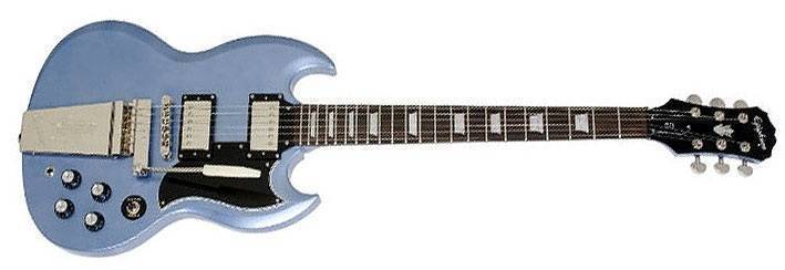 Epiphone G-400 SG Standard With Maestro - Pelham Blue | Long & McQuade