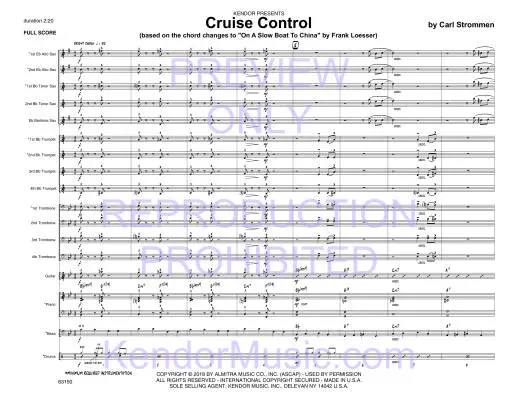 Cruise Control - Strommen - Jazz Ensemble - Gr. Very Easy