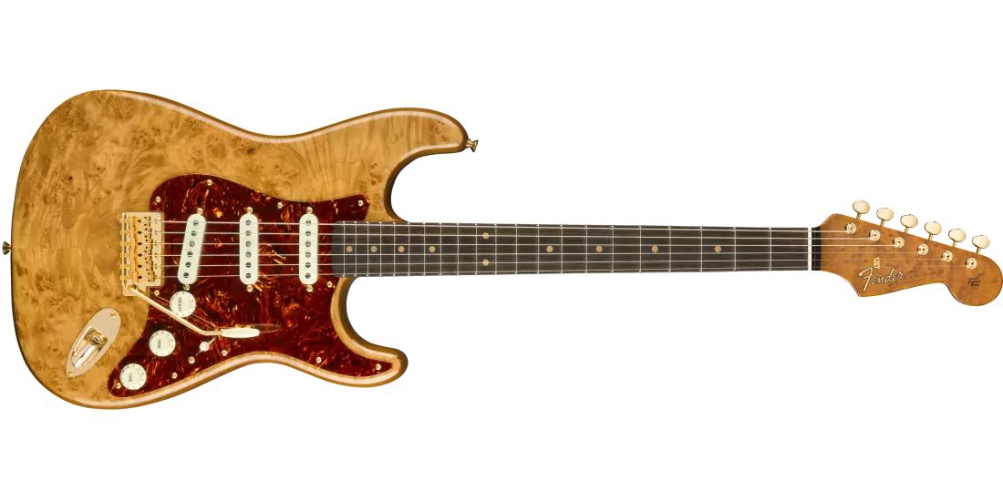 Artisan Maple Burl Stratocaster - Aged Natural