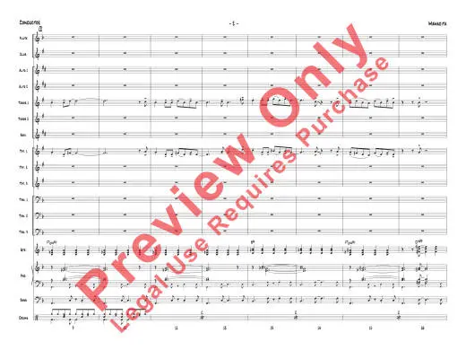Mamacita - Henderson/White - Jazz Ensemble - Gr. 1
