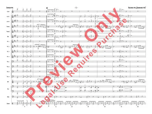 Recorda Me (Remember Me) - Henderson/Kamuf - Jazz Ensemble - Gr. 2.5
