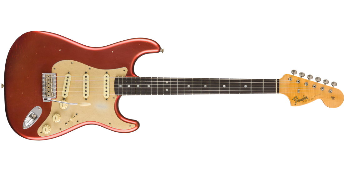 Limited Big Head Stratocaster Journeyman Relic - Aged Candy Apple Red