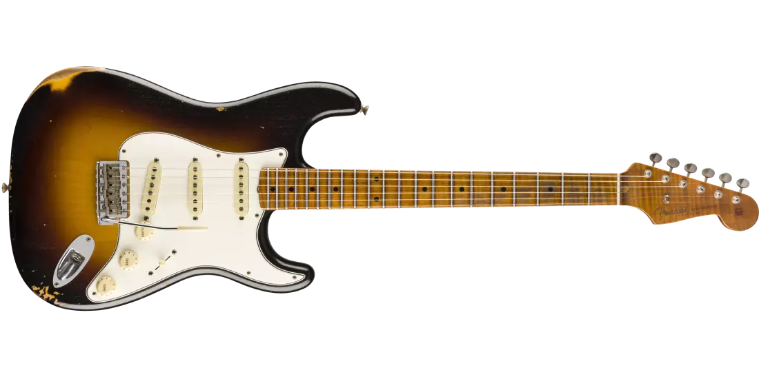 2019 Limited Roasted Tomatillo Stratocaster Relic - Wide Fade 2-Colour Sunburst