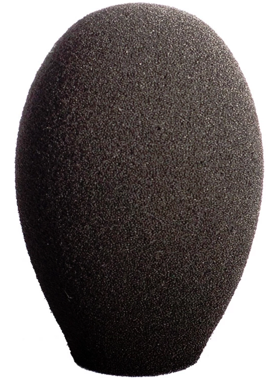 Solid Foam Teardrop Popscreen - Black