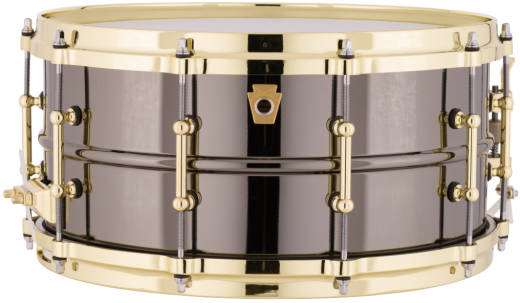 Ludwig Drums - Black Beauty Brass Snare with Tube Lugs - 6.5x14