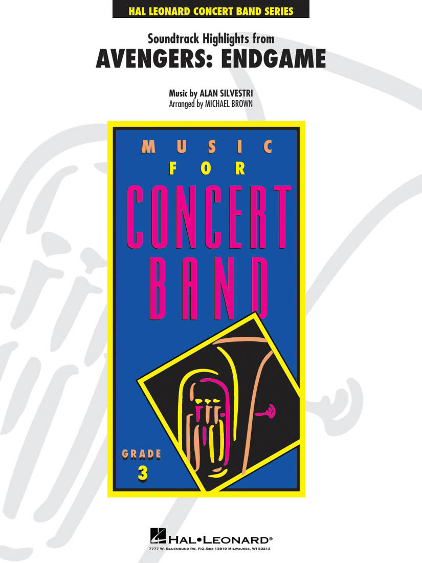 Soundtrack Highlights from Avengers: Endgame - Silvestri/Brown - Concert Band - Gr. 3