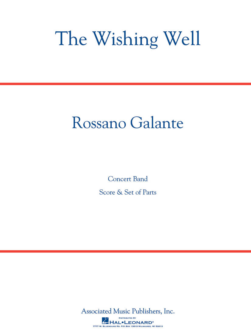 The Wishing Well - Galante - Concert Band - Gr. 3.5